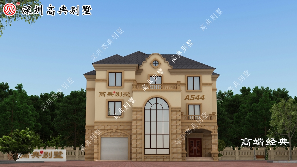 18x20的法式五层别墅，建在老家绝对的独一无二，好看又实用