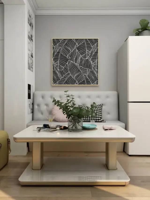 45㎡小家是紧凑还是压抑？轻松搞定两房两厅，蜗居也可以很幸福