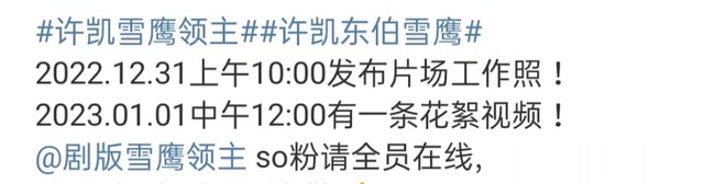 雪鹰领主|开年首部古装?许凯《雪鹰领主》1月下旬播出,娜扎服化道受好评