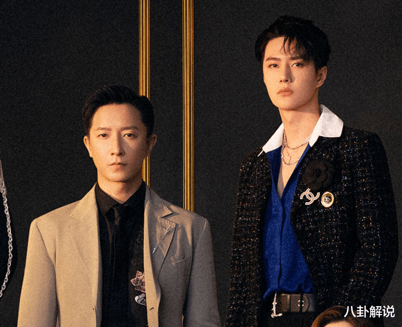 |乐华家族全家福曝光，老板稳站C位，王一博韩庚站位差别却很明显