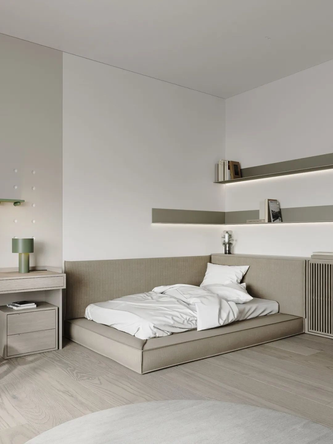 300㎡简约风,清爽淡雅!