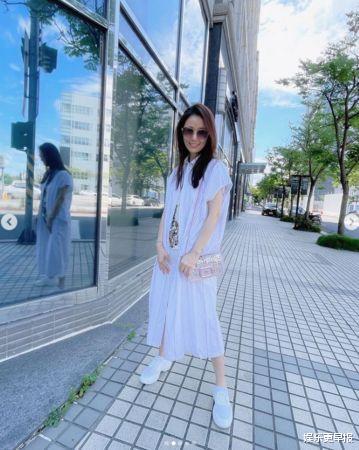 林心如|林心如全身照被疑「怀孕了」！大女儿刚满5岁 2表情符号给答案