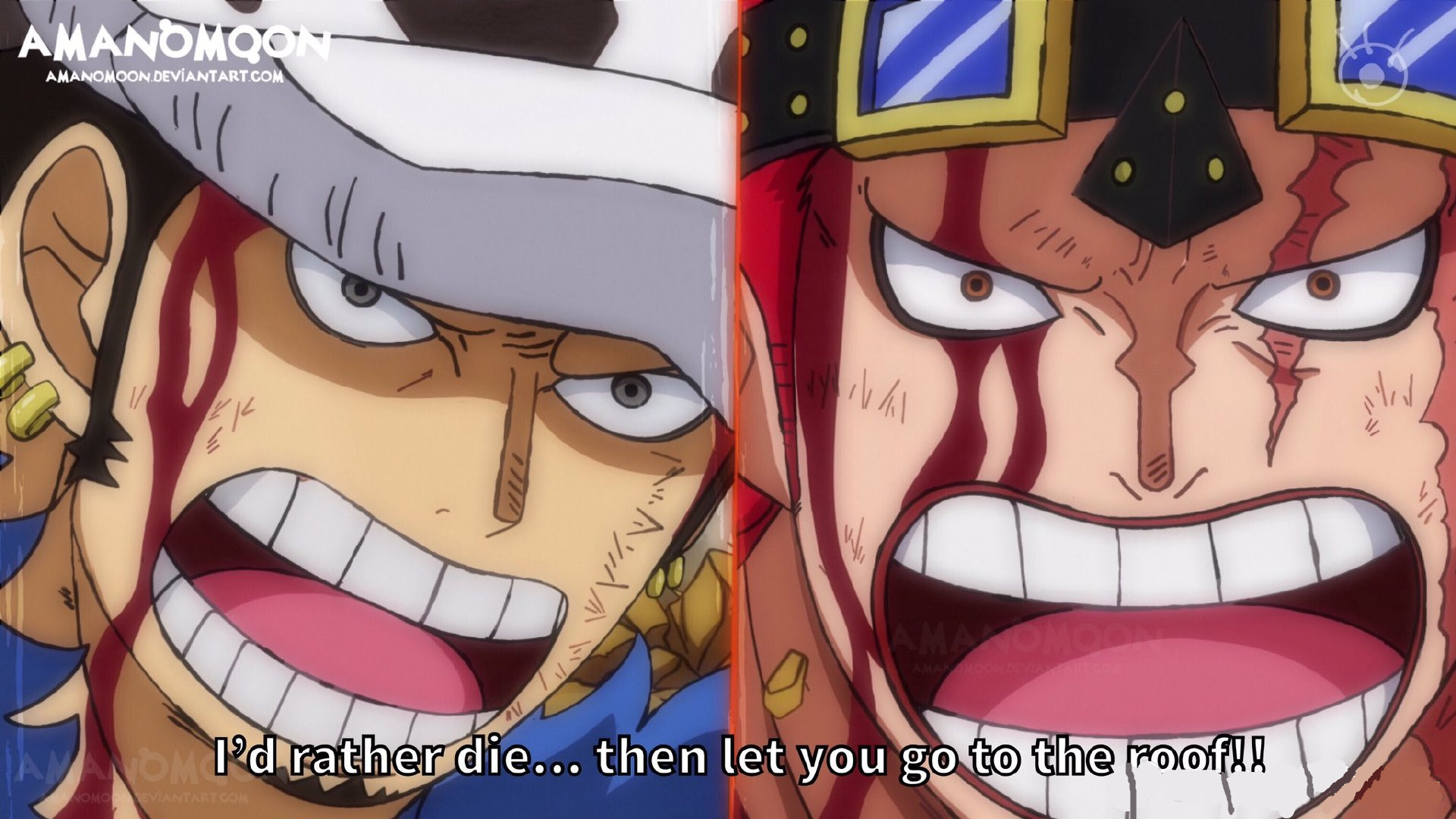 海贼王|海贼王1039话情报，四皇大妈终于被基德和罗打伤，她的时代结束了