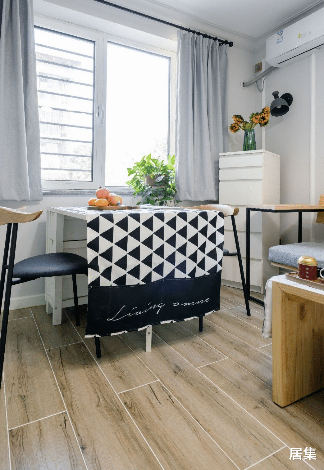 61平的旧房，改造后添加绿色，给空间带来绿意和生机