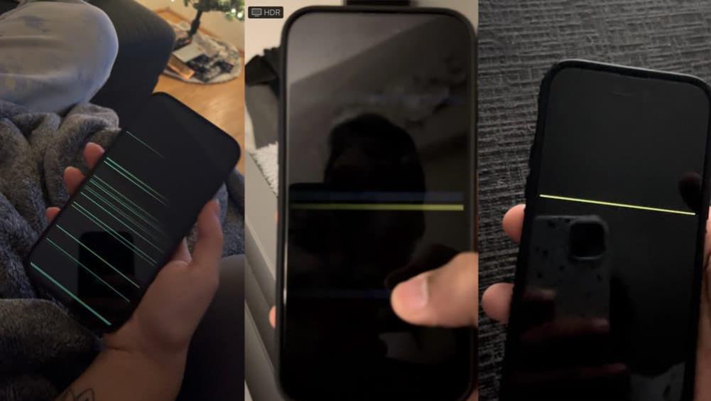 苹果|iPhone 14 pro max 屏幕出现横线，苹果解释原因