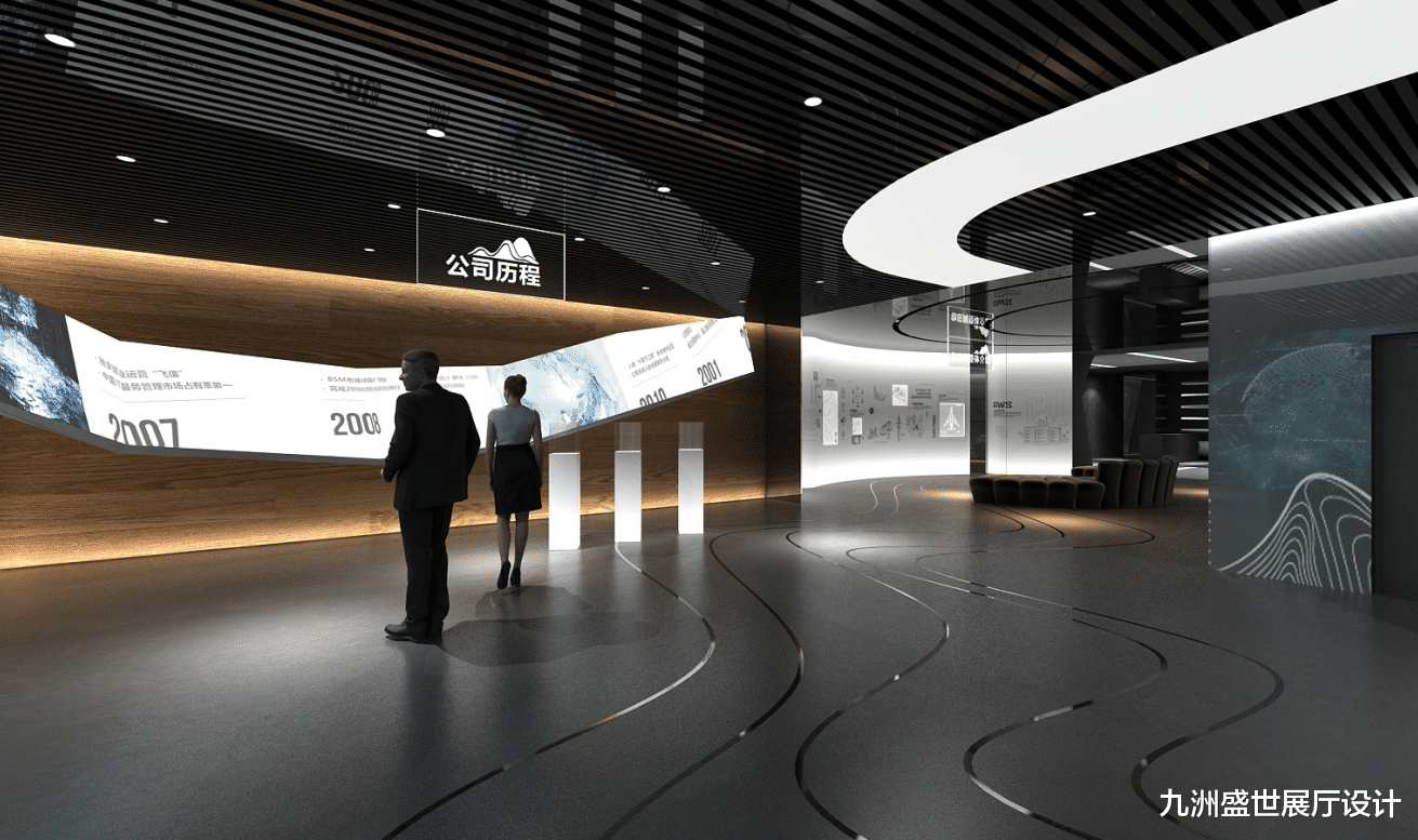 设计展厅设计应在展示区显著归置提示系统