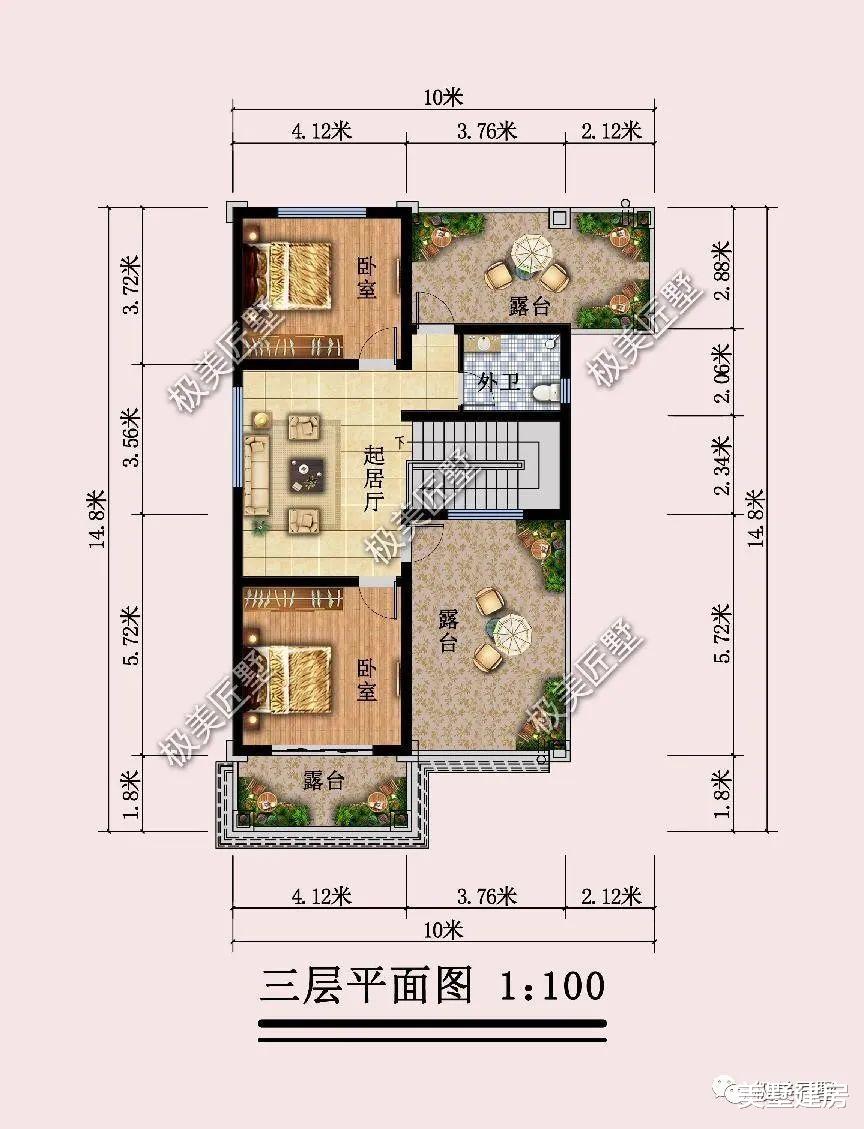 别墅|宅基地不大，10×13米，完全满足你的所有需求