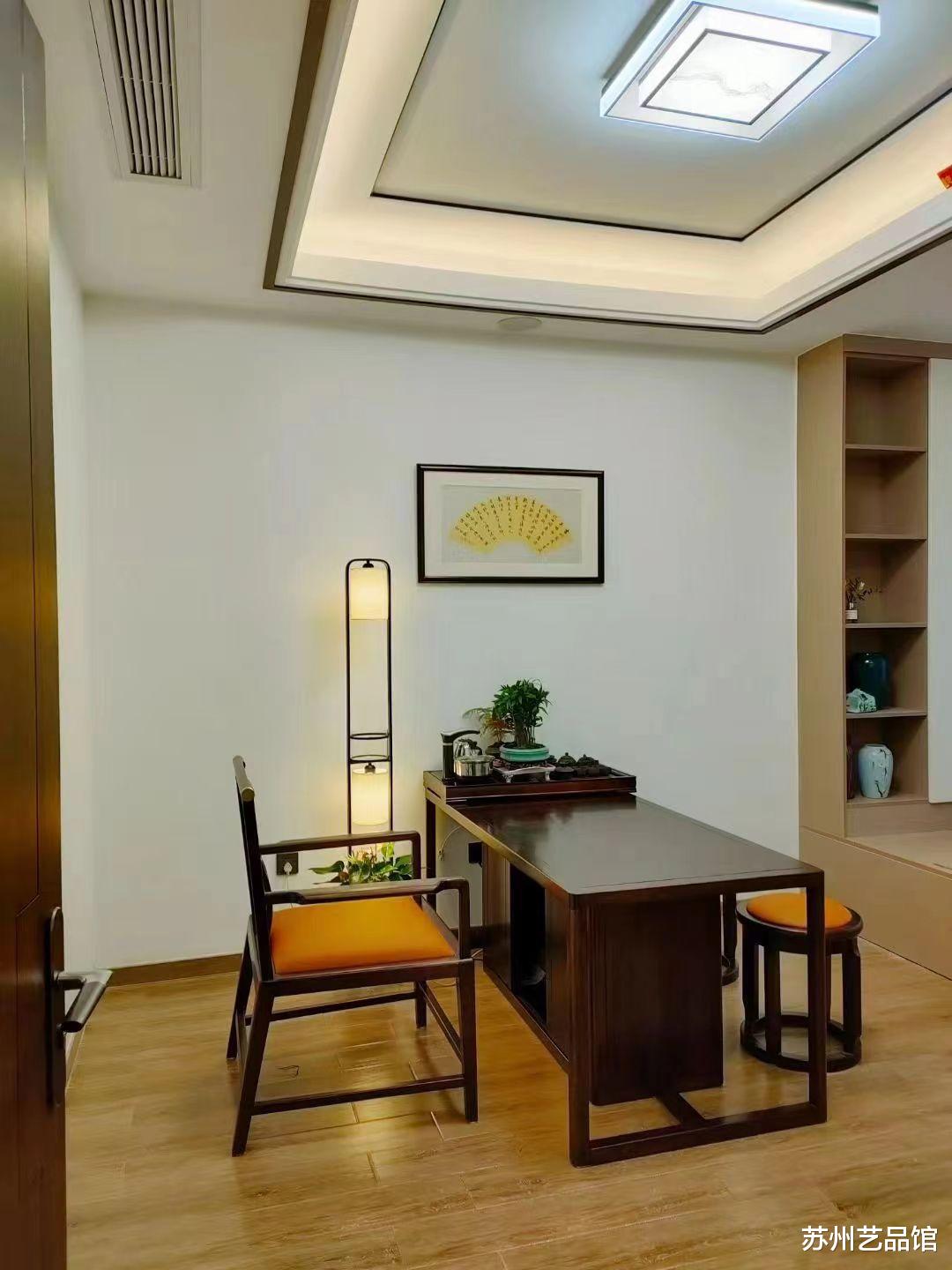 116㎡新中式风格案例,清新优雅