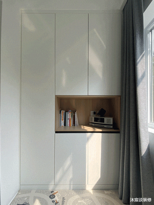 夫妻俩爆改46㎡老破小,住1家5口和2只小猫没压力,还有超多收纳