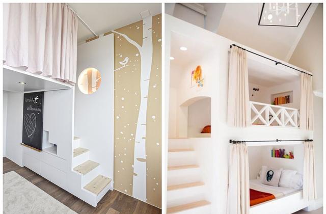 二层做挑空床,聪明人都会加个防护墙!颜值高不说,还有安全感