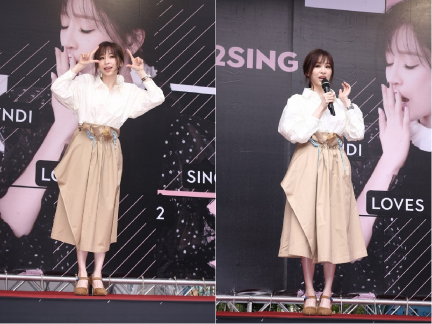 王心凌|王心凌也是阿姨辈的人了，可穿着打扮还跟小姑娘一样，哪里像39岁