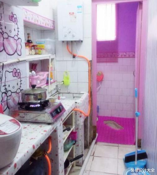 卫生间|老公600租的烂房子，又脏又破，改造之后，房东怀疑自己走错门！