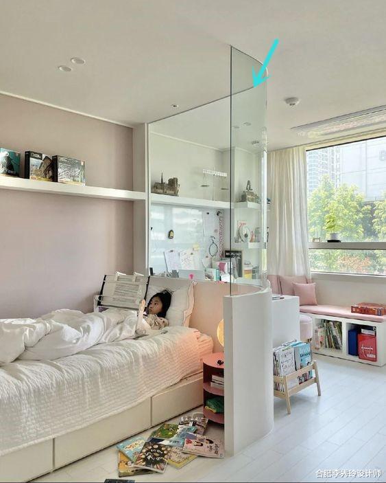 卧室“偷面积”?跟着学做1米宽到顶隔断,一房变多房,太聪明了