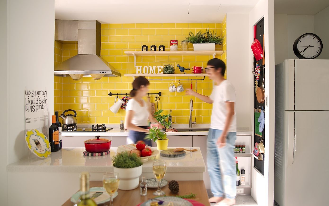 改造63平米的二居室,色彩应用装修设计真漂亮