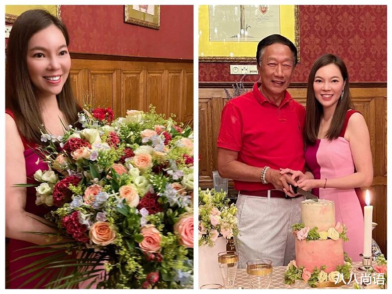 曾馨莹|富士康老板娘晒近照，笑容僵硬不自然，并在老公亡妻的古堡开派对