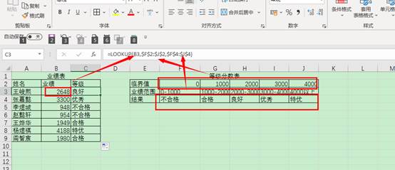 |查找函数鼻祖-LOOKUP自动判断等级，最近一次报价，关键词分组