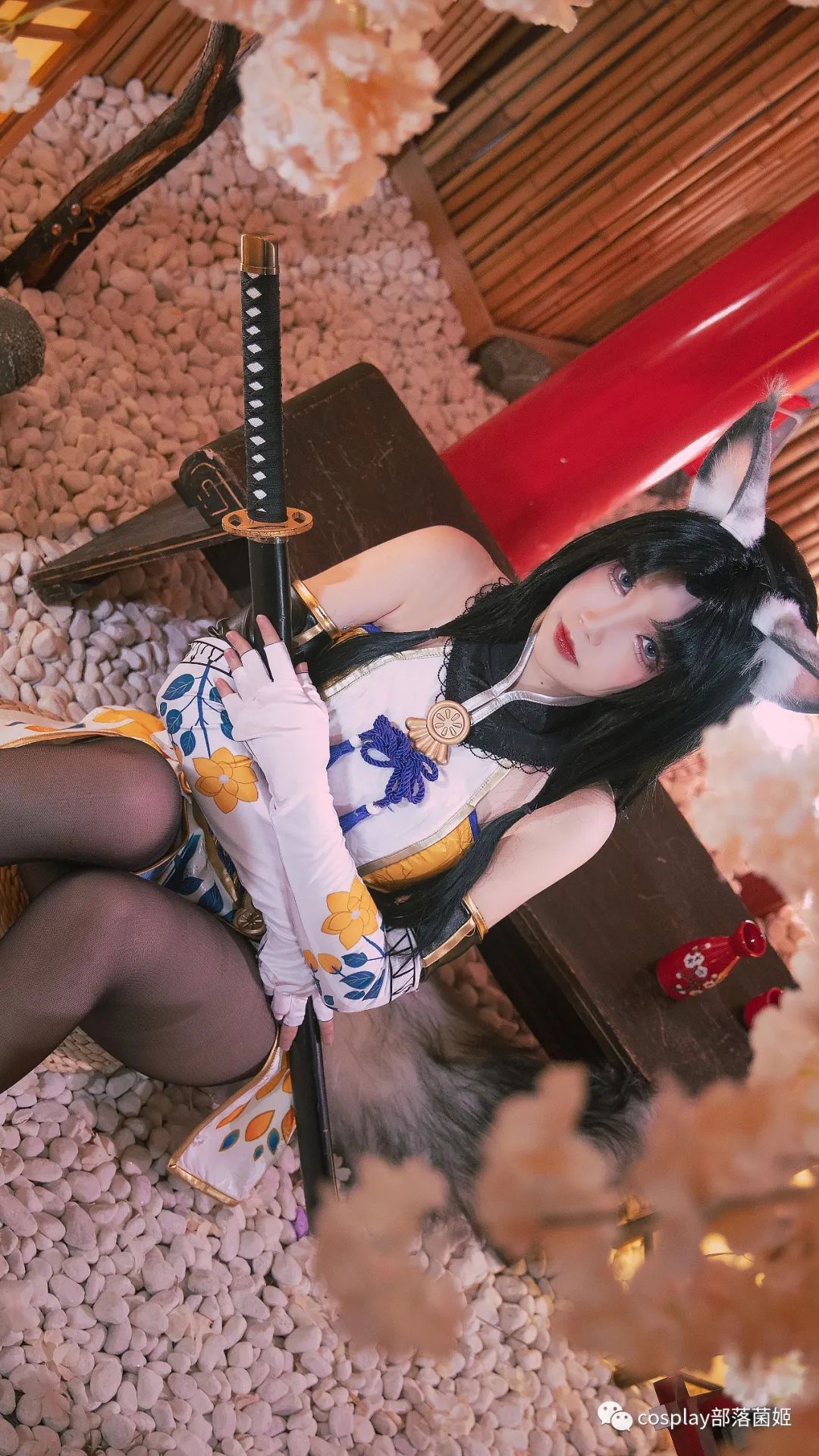 |cos：永劫无间土御门胡桃cos正片@雪晴