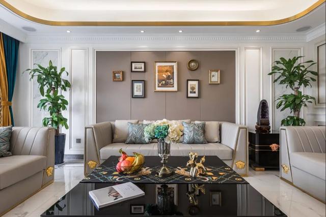 206㎡现代轻奢，华丽的高级质感，优雅的舒适空间