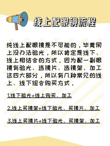 网上配的眼镜靠谱吗？