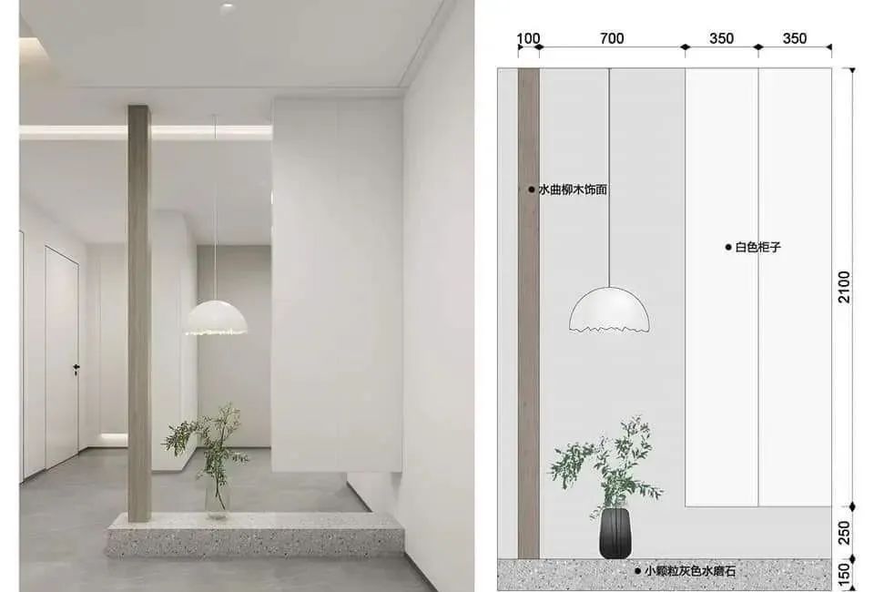 常见的5种入户隔断,组合样式各有不同,颜值收纳个个都没得说!