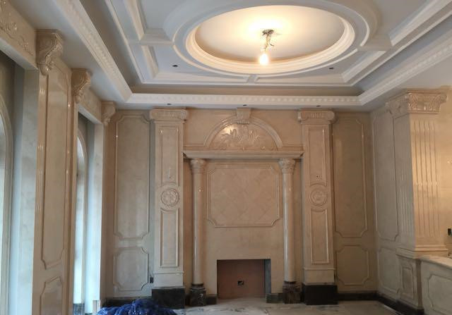 晒晒我家380平大别墅,全屋大理石墙面,装修预算400万!