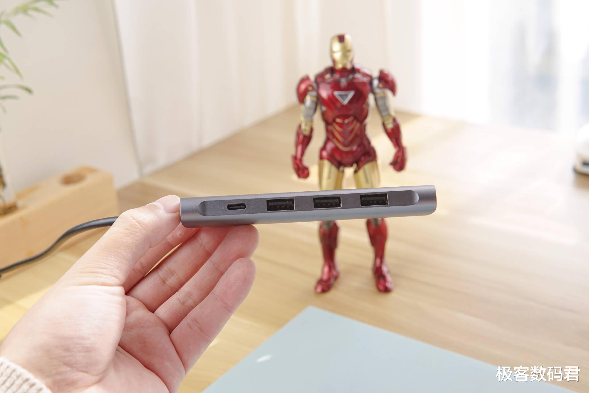 USB|支持4K 60Hz、100W PD快充，绿联五合一拓展坞使用体验
