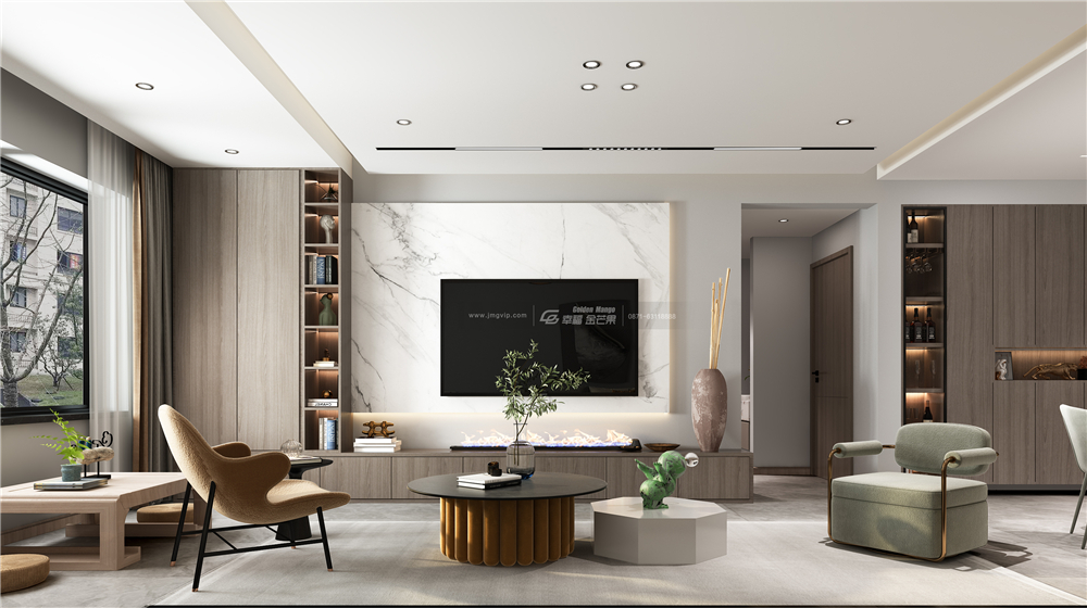 127m2现代简约风,直击你的小心坎儿