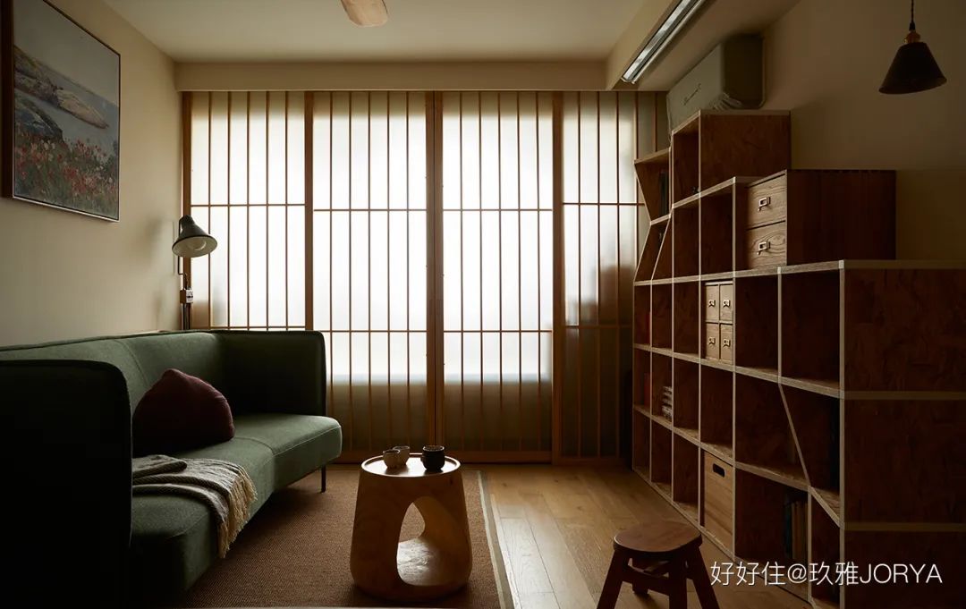 48㎡日式小屋:阳台隔出一间榻榻米,馋到我了