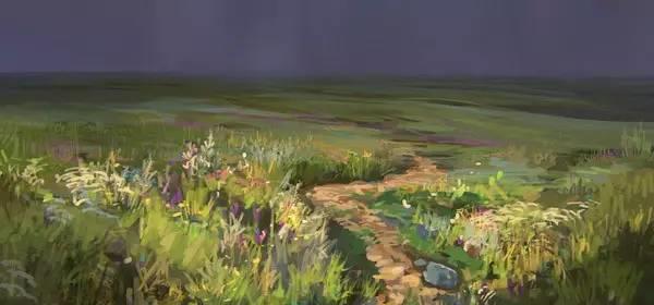 奇幻瑰丽的场景，和插画师阿尔乔姆来一场梦幻之旅