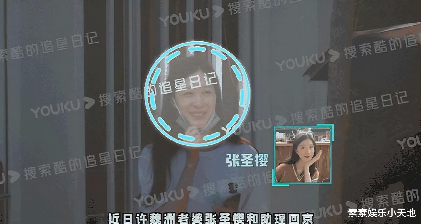 许魏洲|许魏洲当爸，和老婆张圣樱抱孩子出街，保姆搀扶女方帮忙撑伞