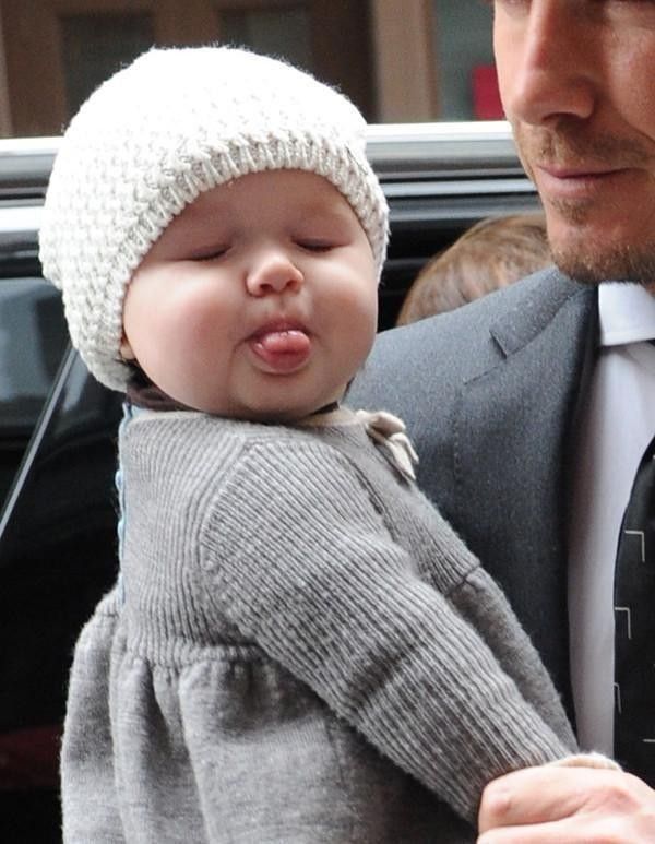 维多利亚|“最会投胎”的贝小七：吐个舌头令全世界萌化，遗传到父亲的颜值