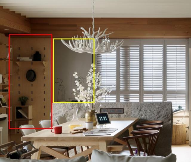 一直低估了洞洞板的能力,移动+收纳,安装在窗户墙上有窗帘效果