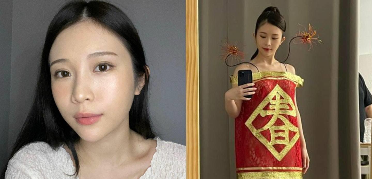 郑家纯|「鸡排妹」郑家纯化身性感贺年炮仗 网友：真的会着火！