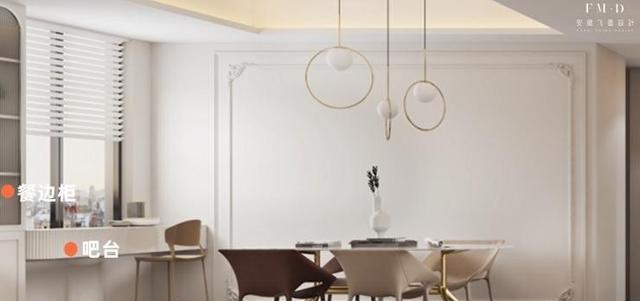 餐厅再小,这一组柜子就够了!餐边柜贴窗装,吧台离地80公分喝茶