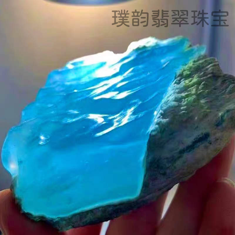 翡翠|冰种天空蓝翡翠