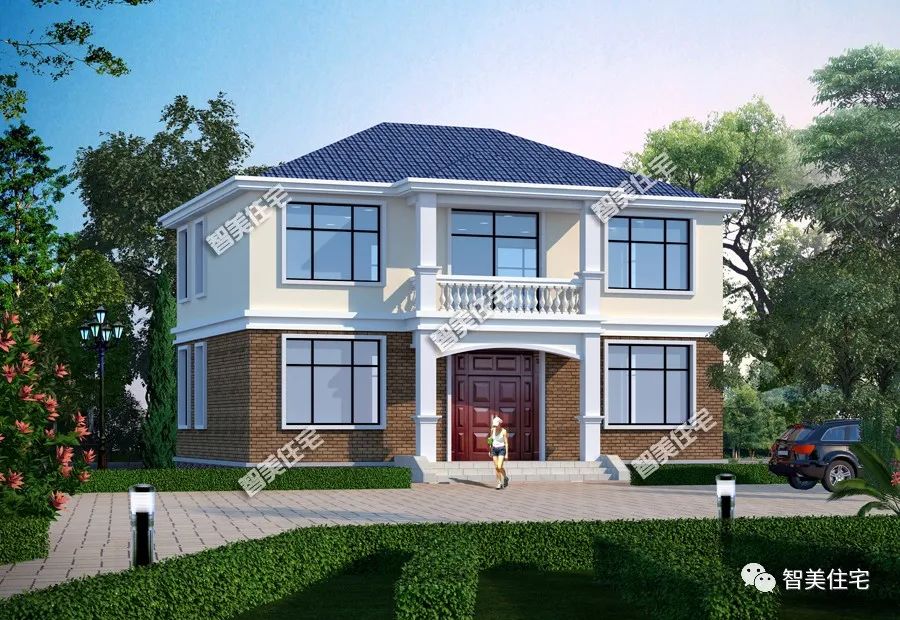 简单实用的小别墅,加上造价低的优点,返乡建房就是这么令人心动