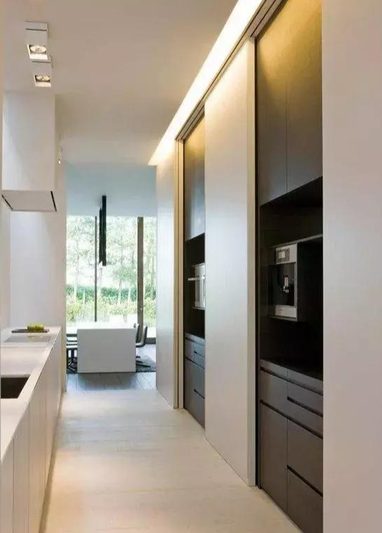 厨房外面加个隐形门，朋友羡慕的想拆房重装！实用性不比大厨房差