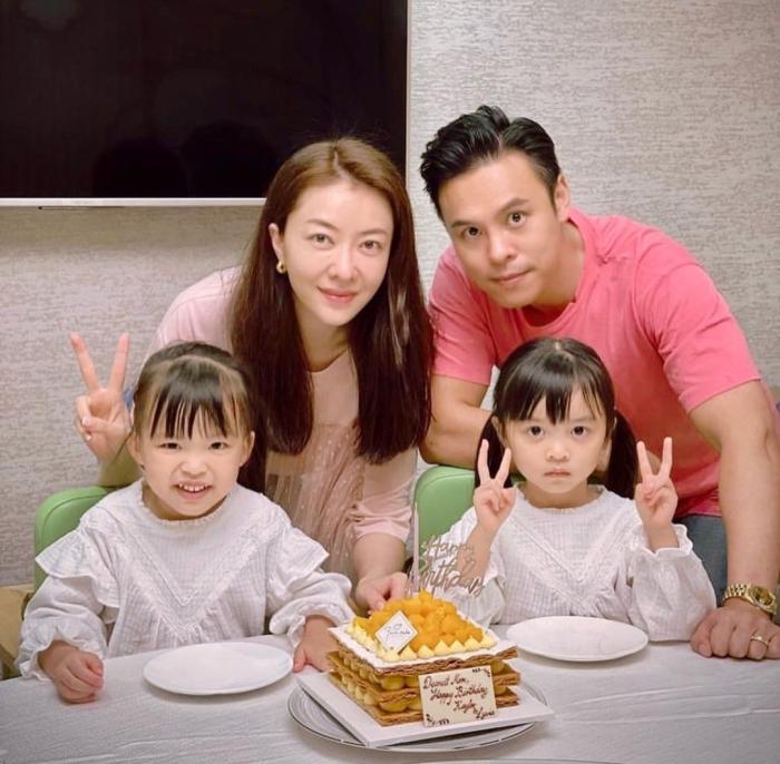 郭可盈|郭可盈林文龙为12岁女儿庆生,豪办户外派对,母女花式比心似姐妹