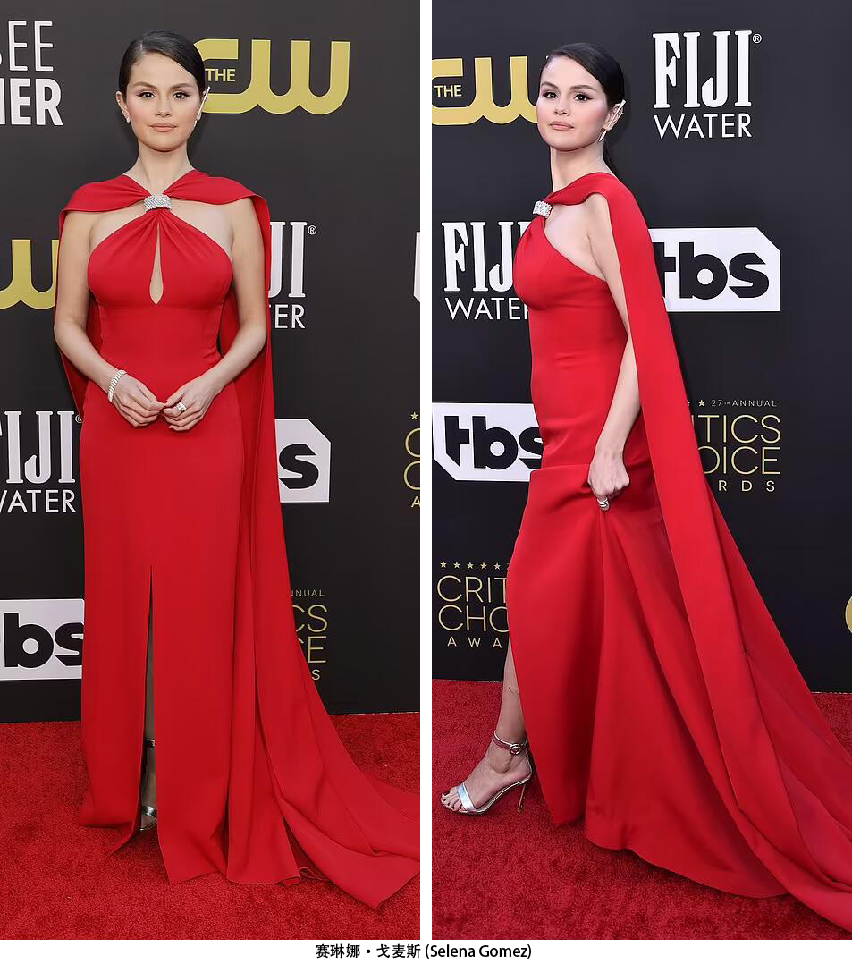 赛琳娜|赛琳娜在好莱坞年度评论家选择奖颁奖明星演员齐聚拿走最佳着衣奖