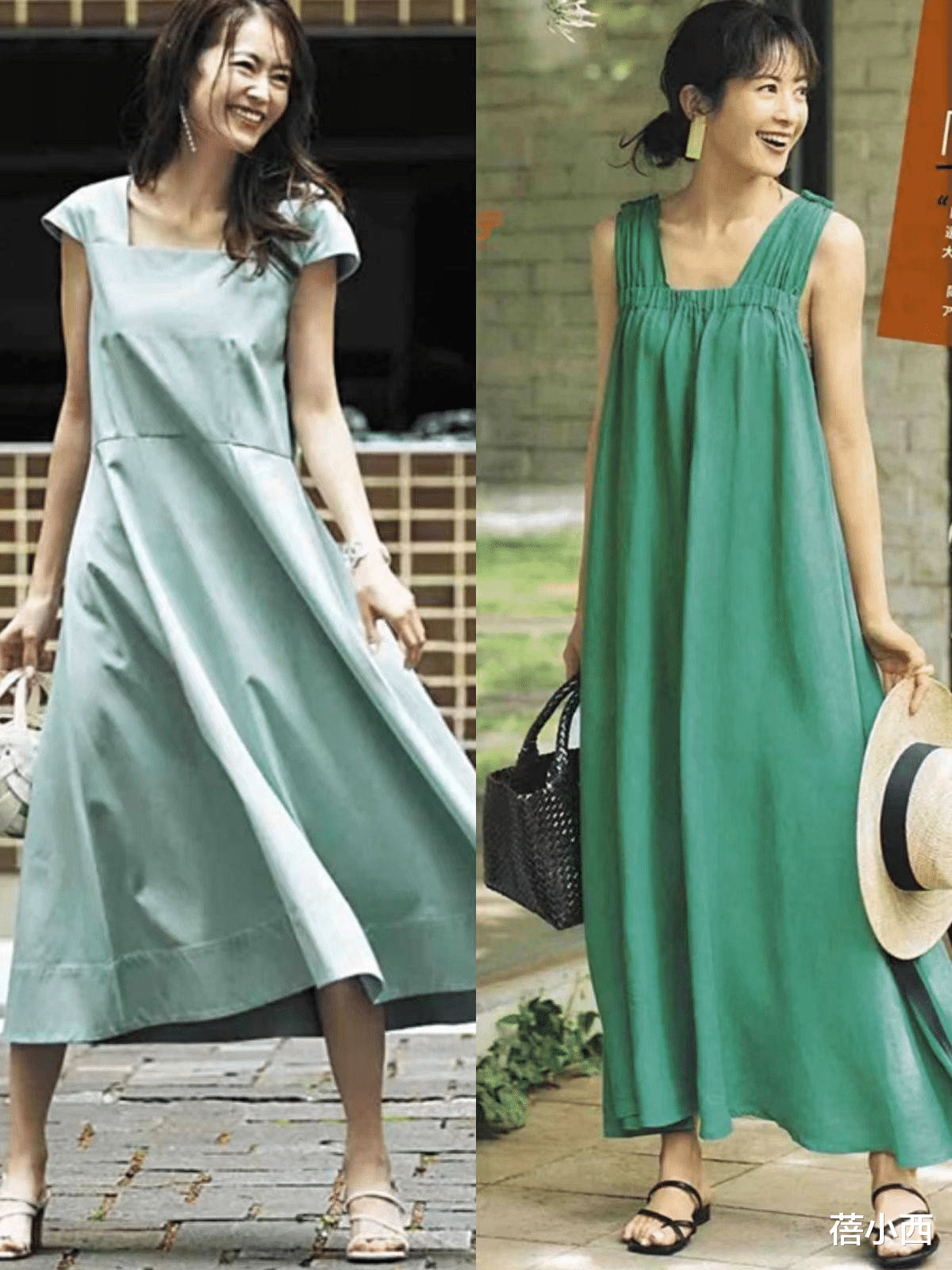 夏天穿衣无需复杂，学日本博主用“连衣裙”打造好气质，知性优雅