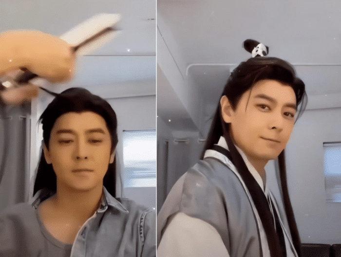 林志颖|林志颖复出了!新造型与“段誉”十分相似,脸上的整形痕迹十分明显