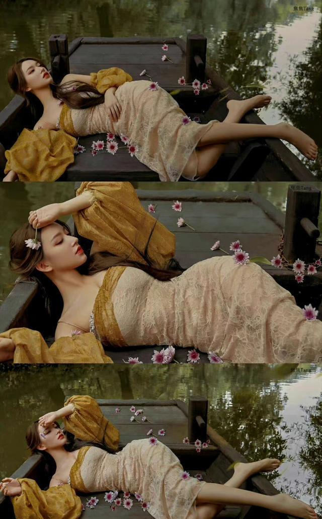 杨丽萍|神造面孔魔鬼身材!程潇泳装魅惑似妲己,刘亦菲杨丽萍天选之女