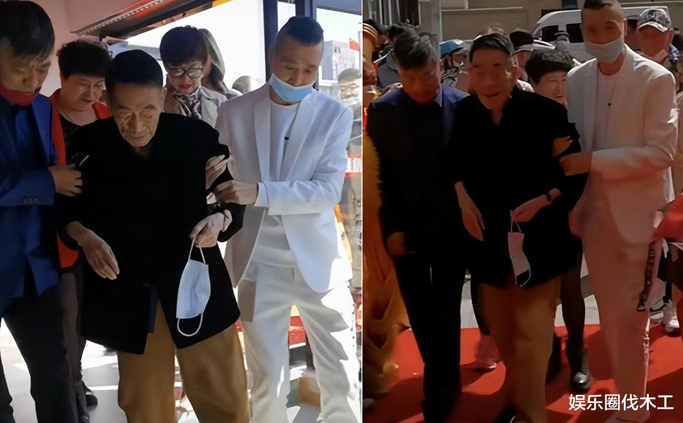 杨少华|90岁杨少华再惹争议!目光呆泄仍胡吃海塞,被俩儿子来回消费