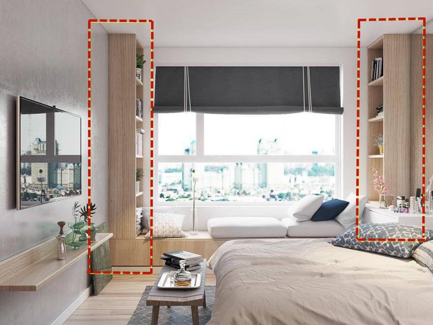 设计师教你一招：飘窗两侧打衣柜，收纳翻了倍，还不占卧室面积