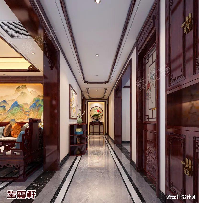 中式风格玄关设计,入户诗情画意,方寸之间皆优雅