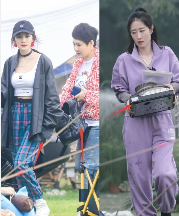 杨幂|《花少4》杨幂穿搭遭吐槽，干活怕脏被指忽悠，生图精修差别大