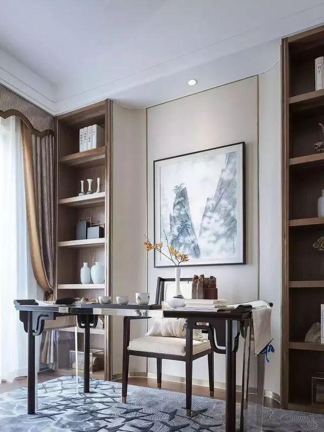 参观159㎡新中式样板间，到底是花了60万，效果高雅又有格调！