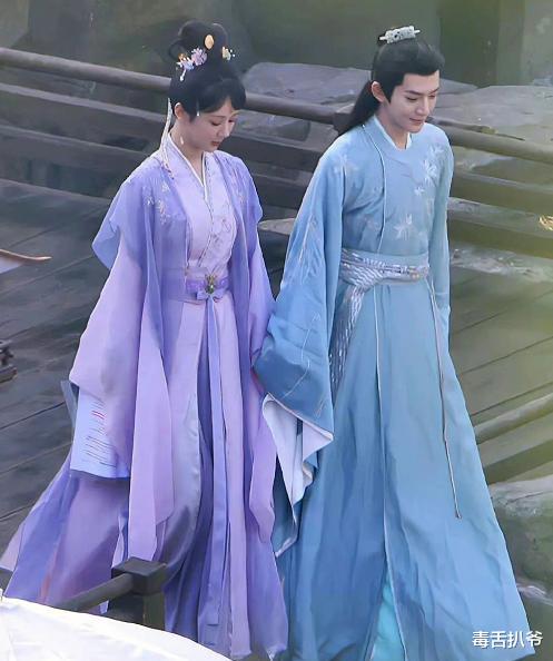 杨紫|《长相思》最新路透曝光！杨紫邓为弯腰抱好甜，檀健次银发气质佳