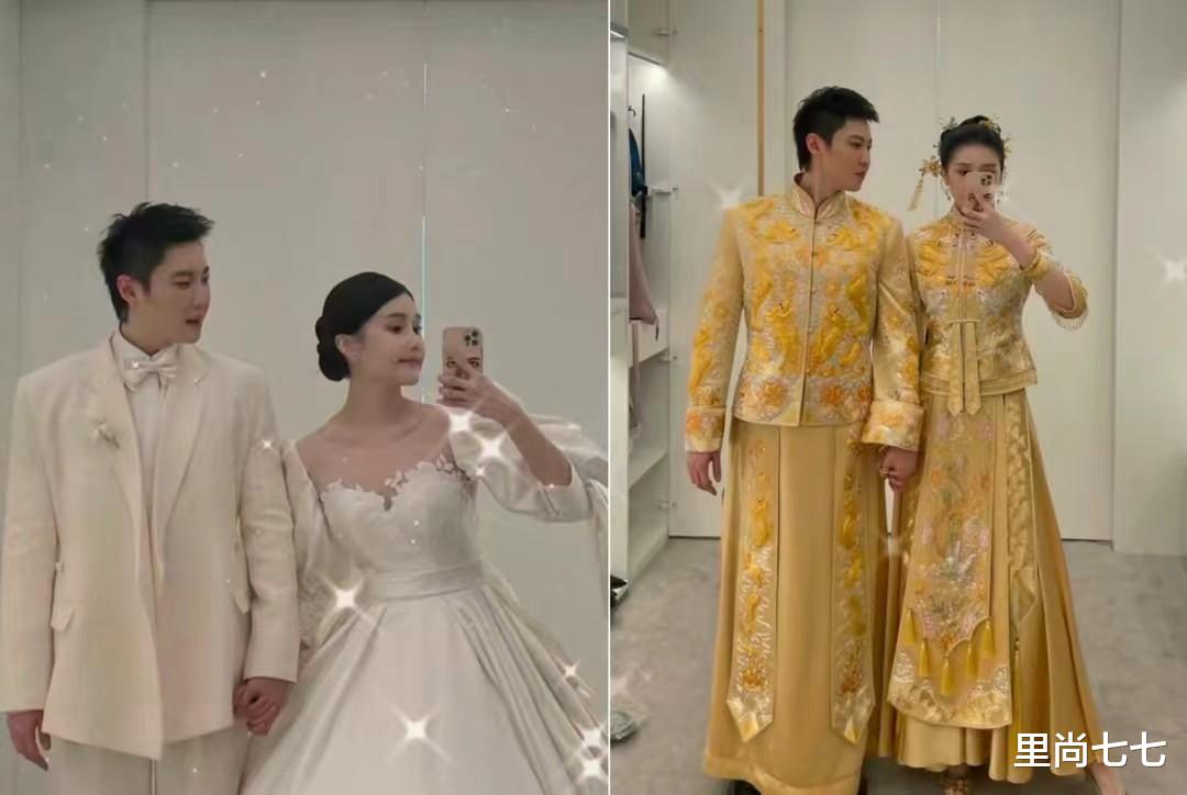 婚纱照|赵本山女儿婚纱照曝光，造型高贵，老公壮硕但眼神没有爱意