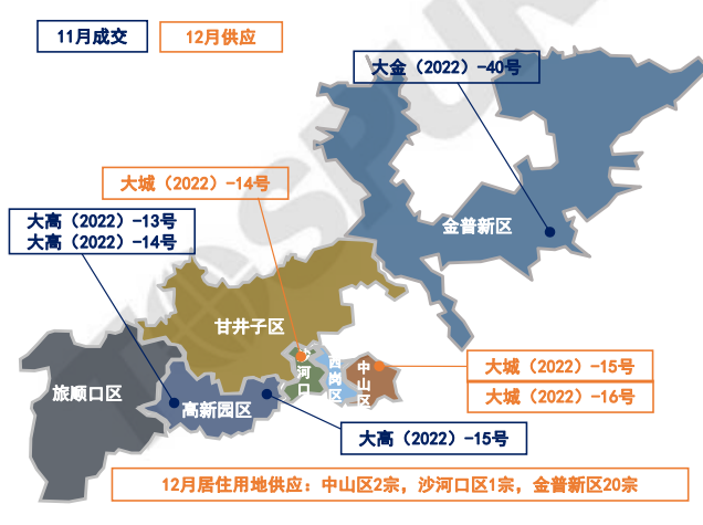 大连12月将有23宗居住用地入市